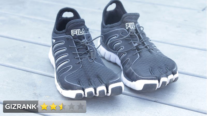 Illustration for article titled Fila Skele-toes Amp Lightning Review: A Faux-Minimalist Mutant Running Shoe
